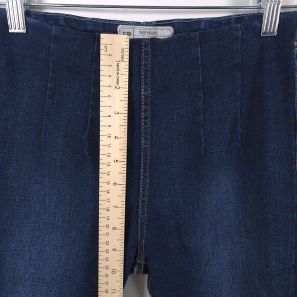 FREE PEOPLE Pull on Skinny Jeans Jeggings EGYPT MADE 61855-16515125 Size W26 - Picture 4 of 7